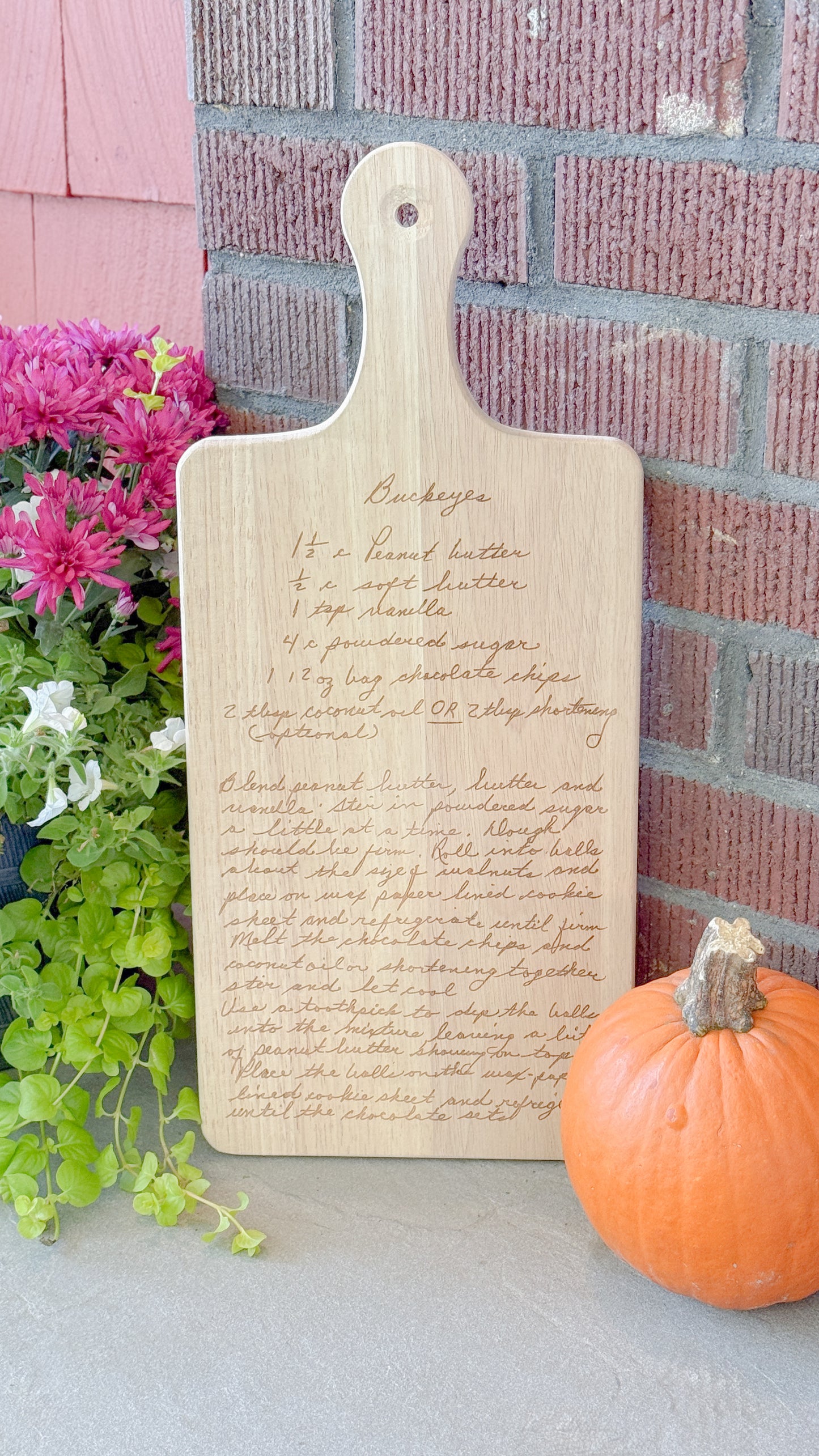 CUSTOM RECIPE SERVING BOARD - LARGE