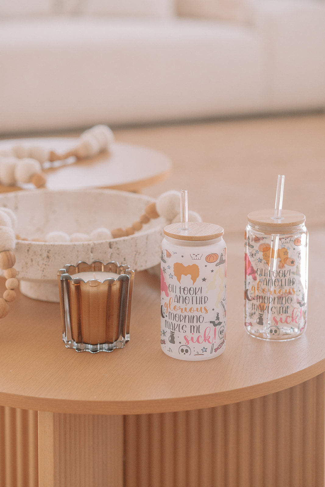 GLORIOUS MORNING GLASS TUMBLER