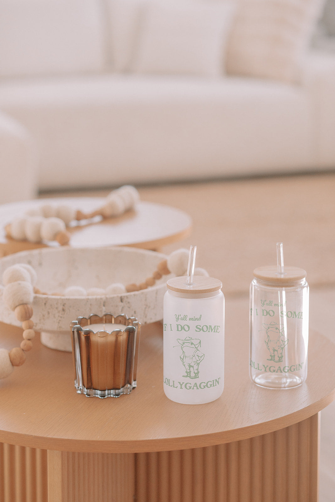 LOLLYGAGGIN' GLASS TUMBLER