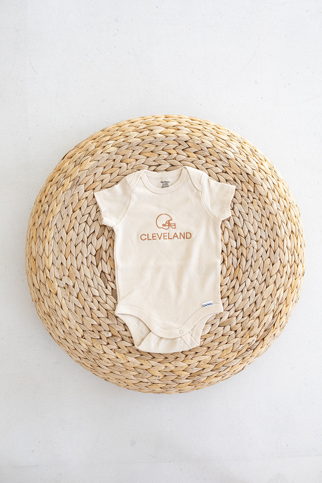 CLEVELAND EMBROIDERED BABY BODYSUIT