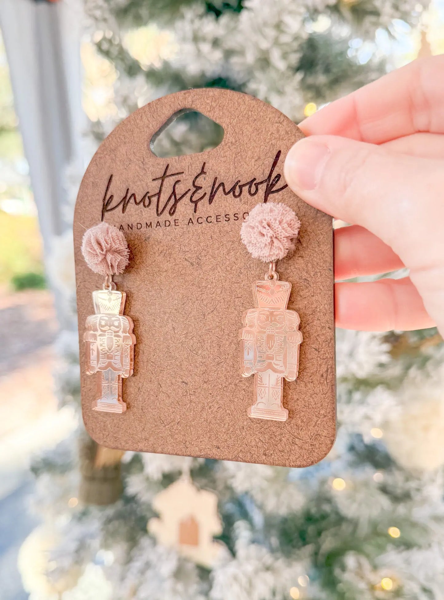 NUTCRACKER MIRROR EARRINGS knotsandnook