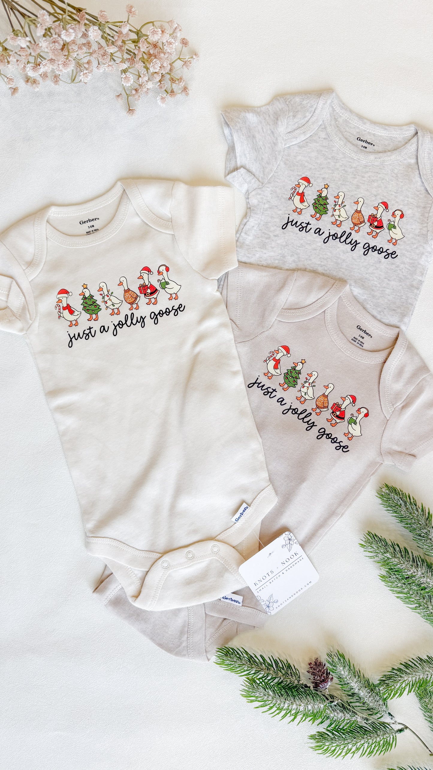 JOLLY GOOSE BABY ONESIE