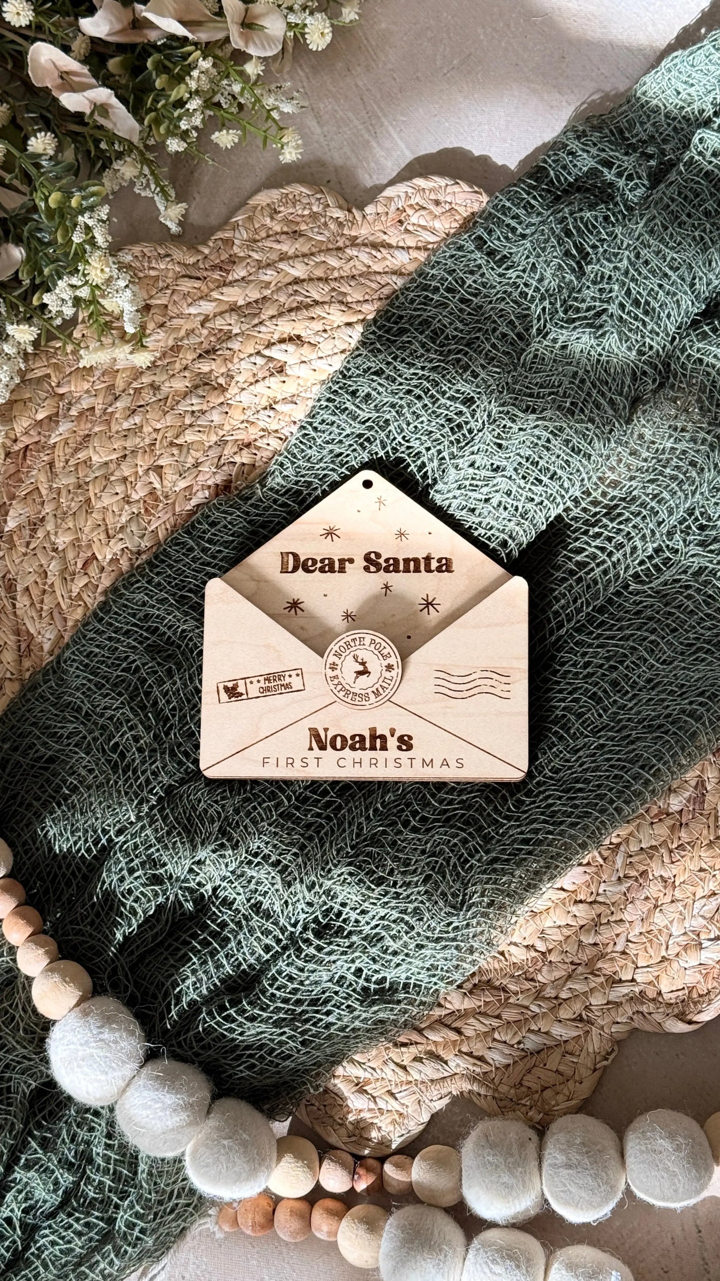 CUSTOM CHRISTMAS LIST ORNAMENT knotsandnook