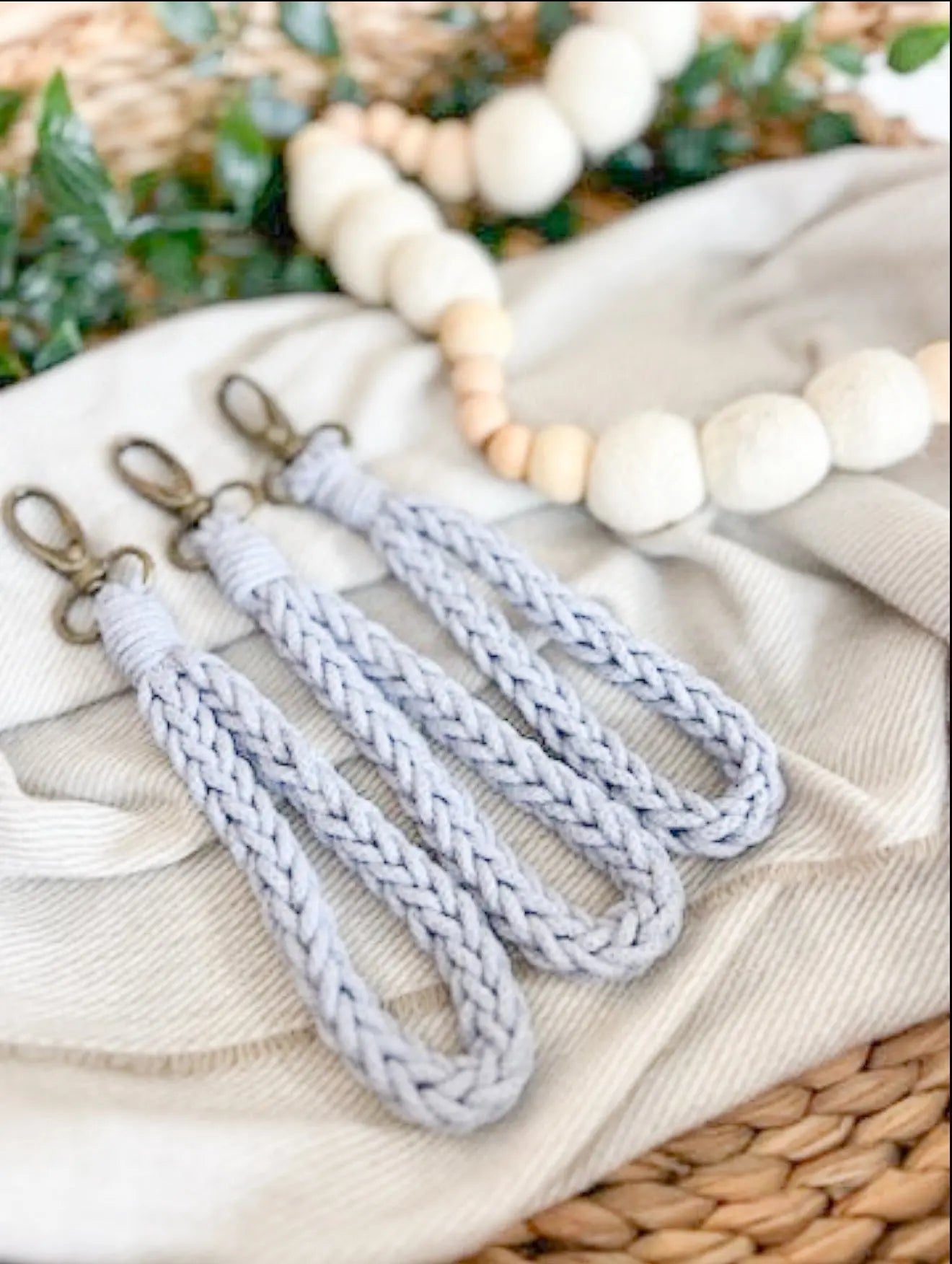 CROCHET WRISTLET KEYCHAIN knotsandnook