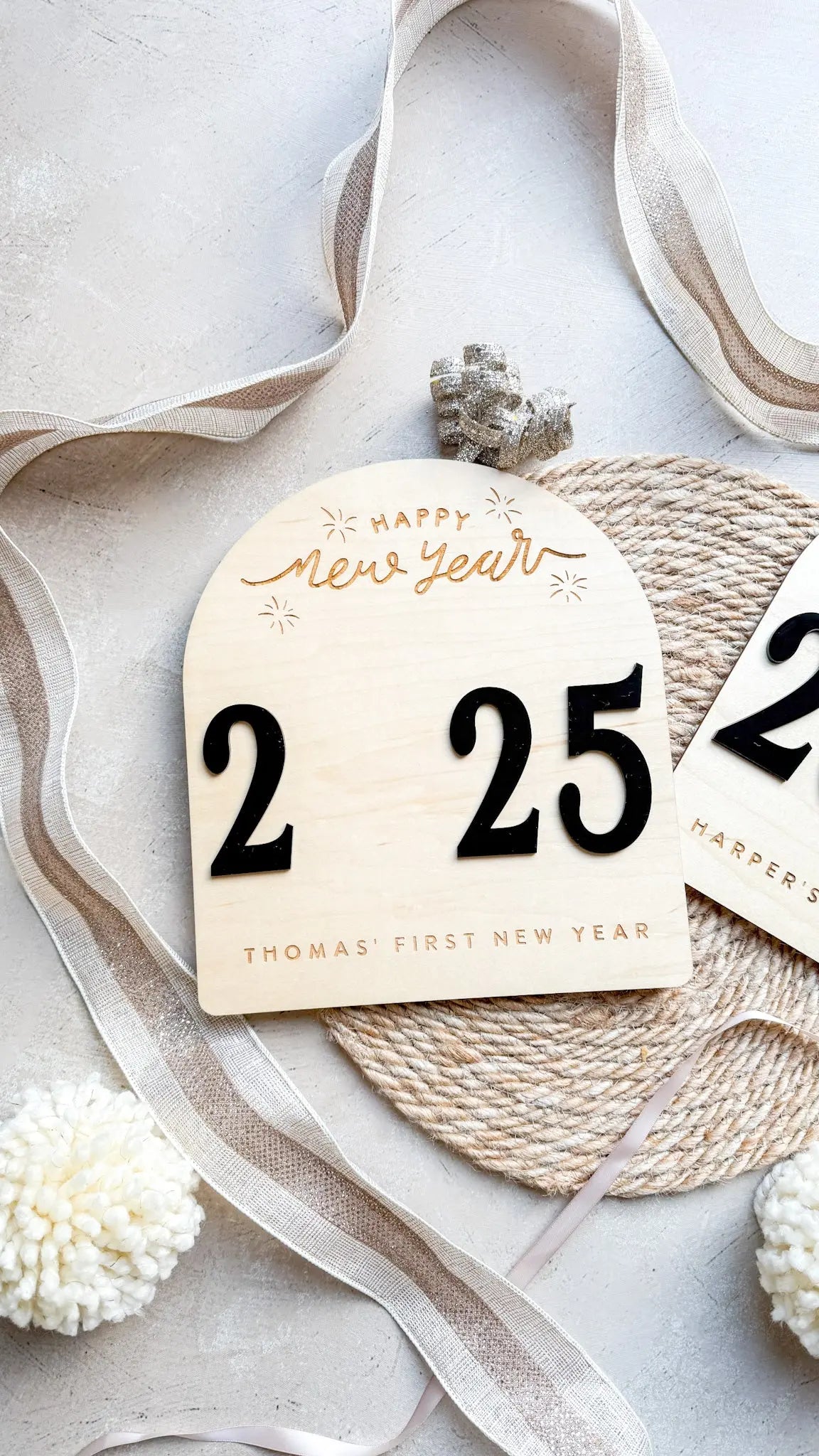 NEW YEAR KEEPSAKE PRINT BOARD knotsandnook