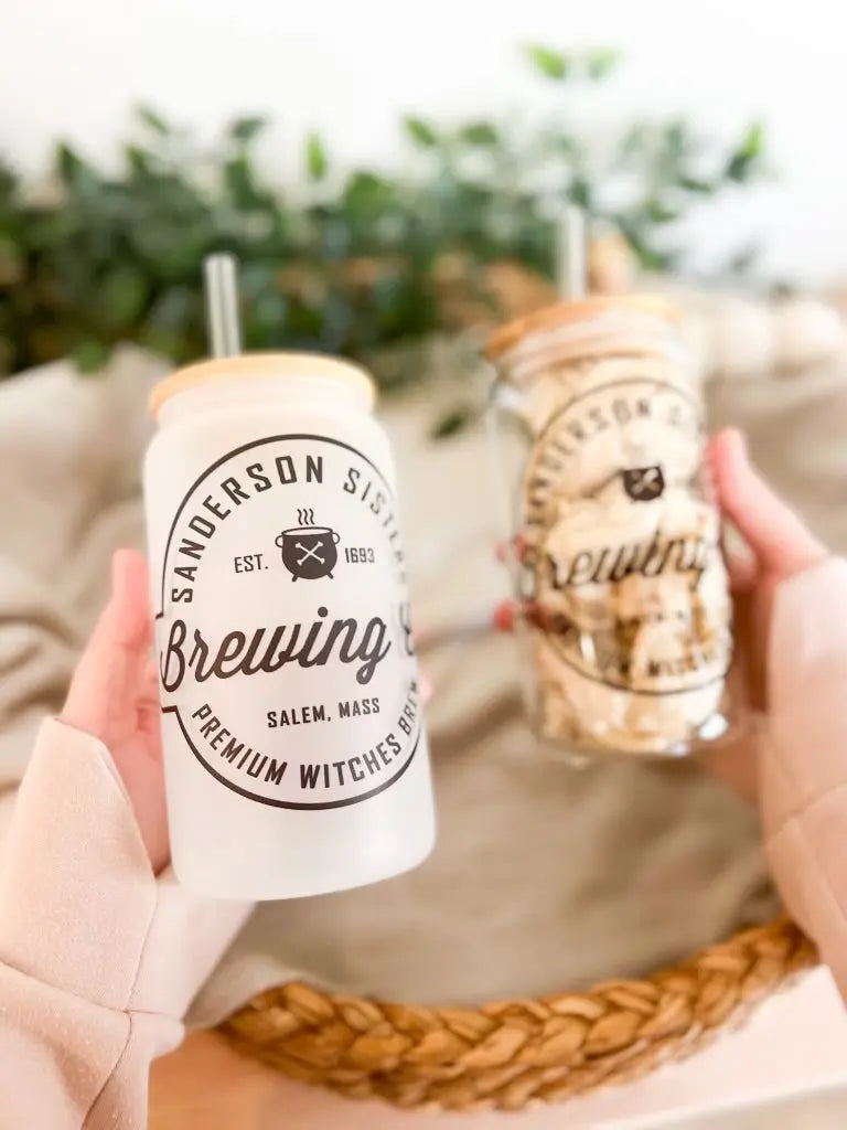 SANDERSON SISTER BREW GLASS TUMBLER knotsandnook