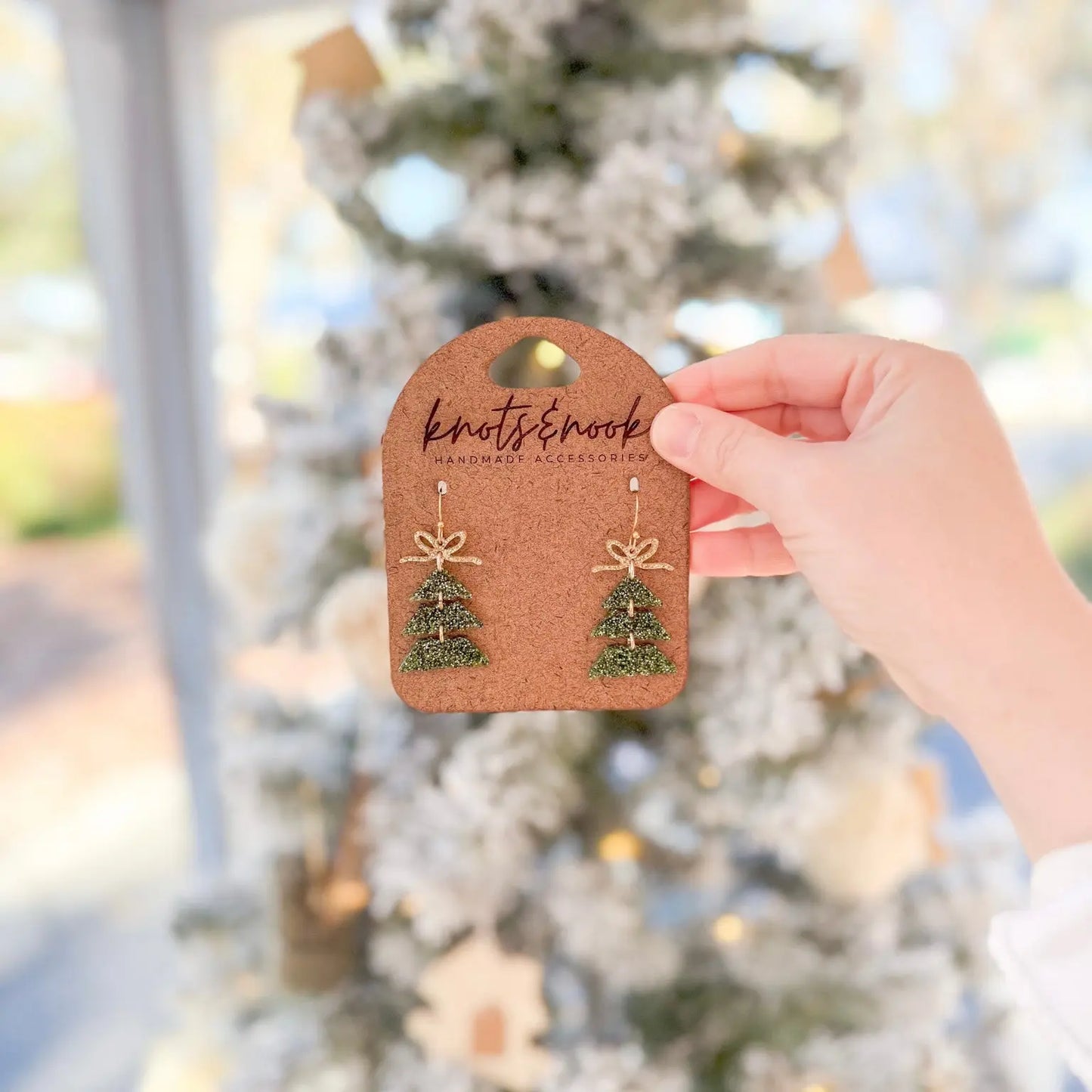 3-TIER CHRISTMAS TREE EARRINGS knotsandnook