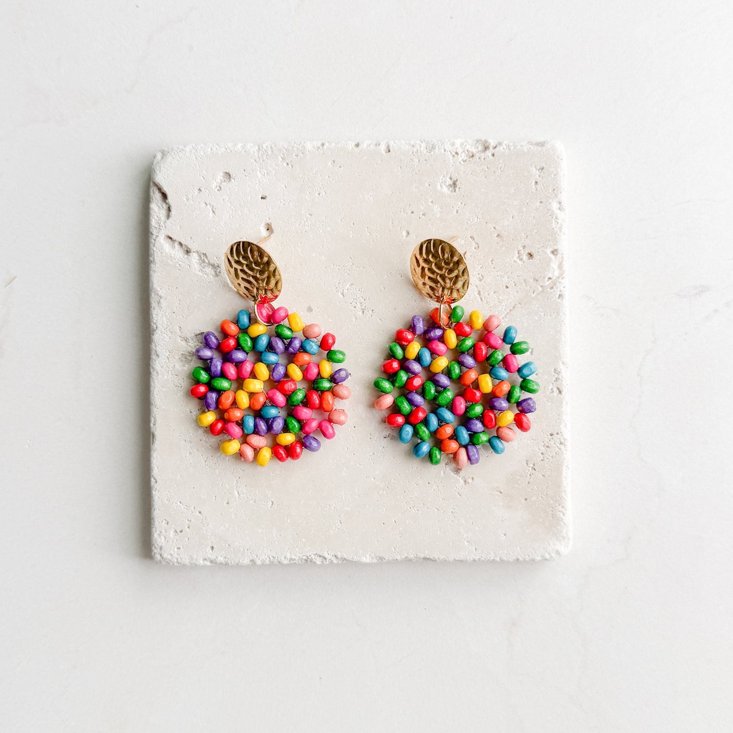 BEADED EARRINGS