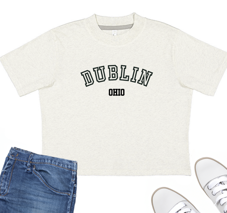DUBLIN BLOCK OUTLINE T-SHIRT