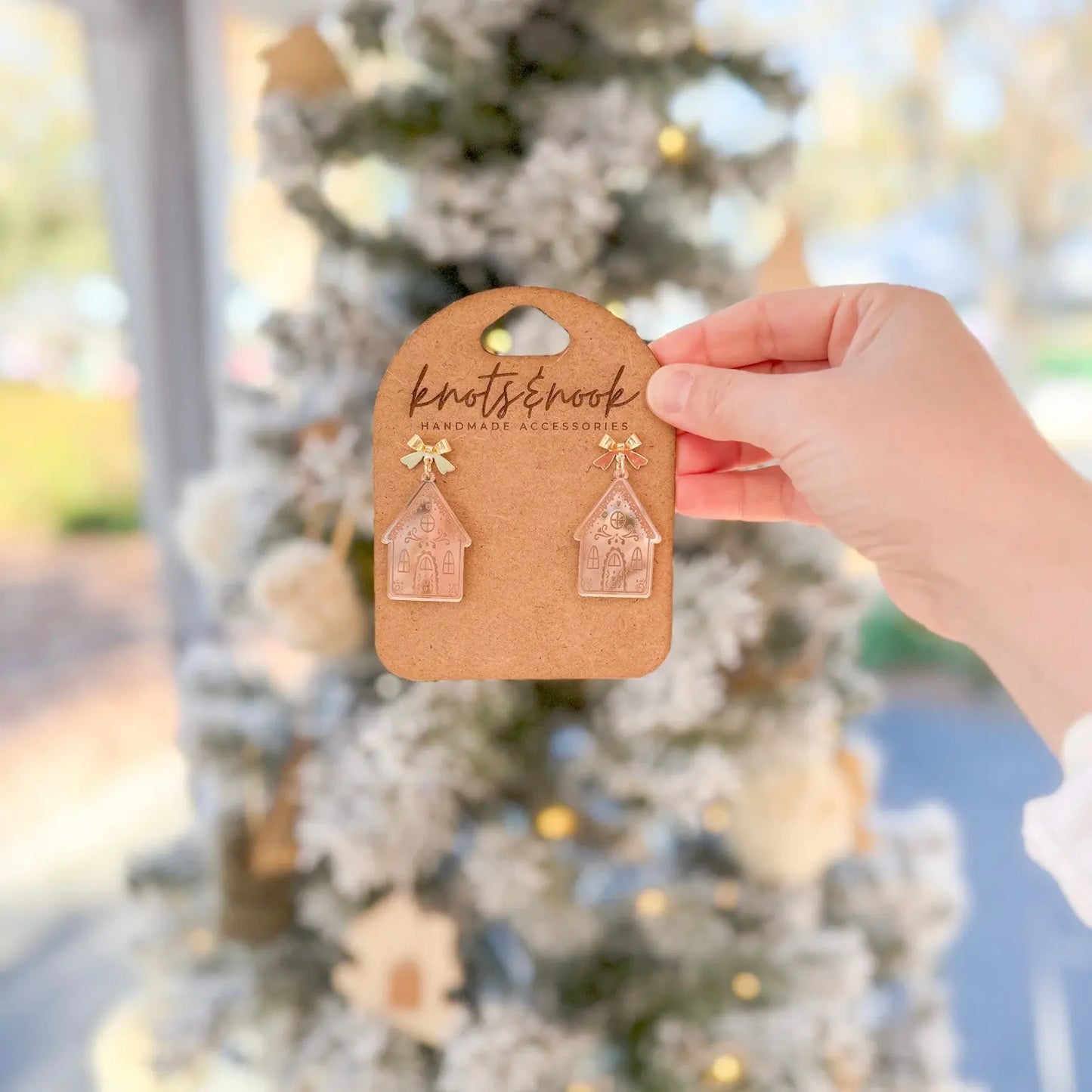 GINGERBREAD HOUSE EARRINGS knotsandnook