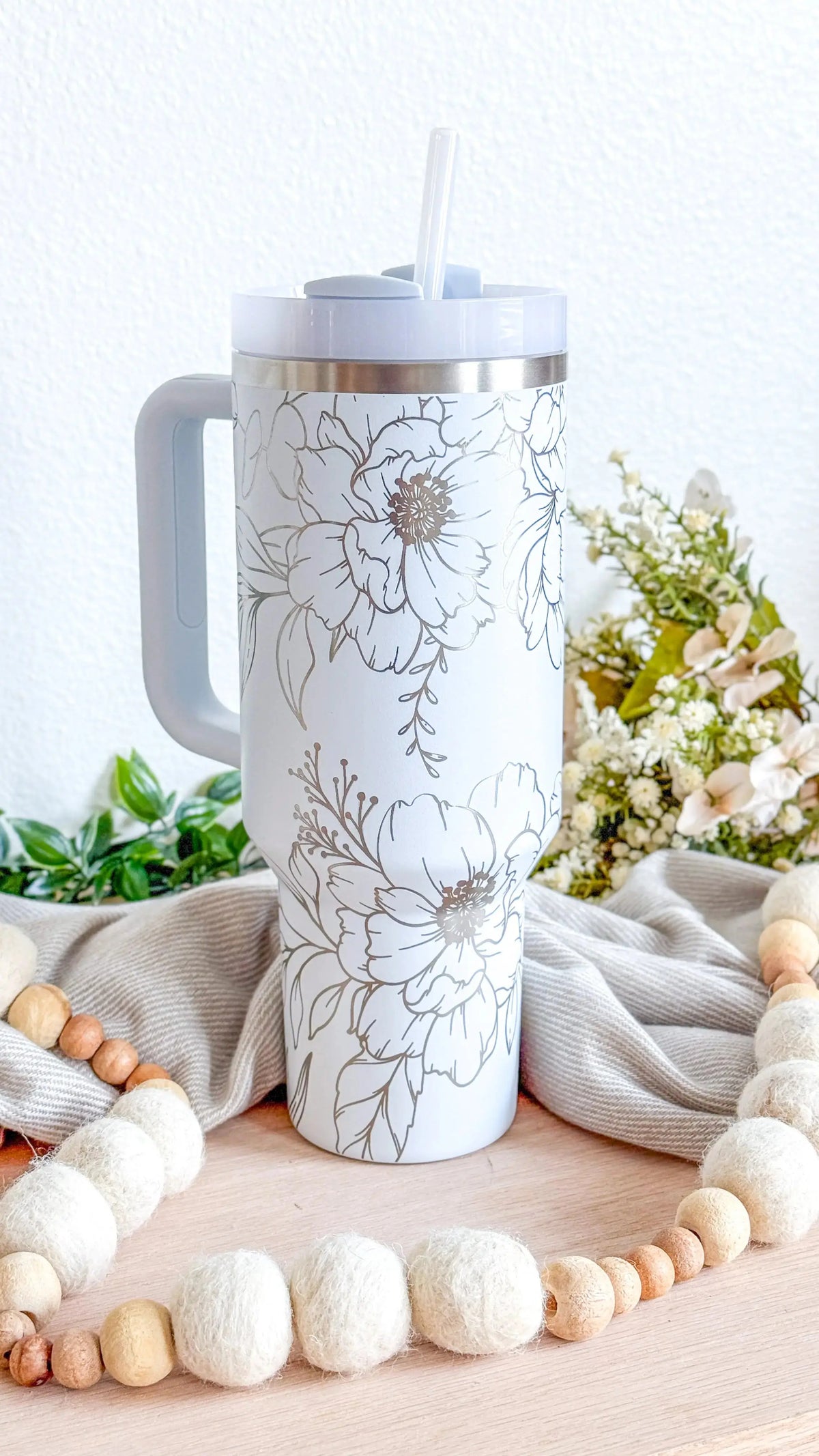 PEONY ENGRAVED 400Z STANLEY knotsandnook