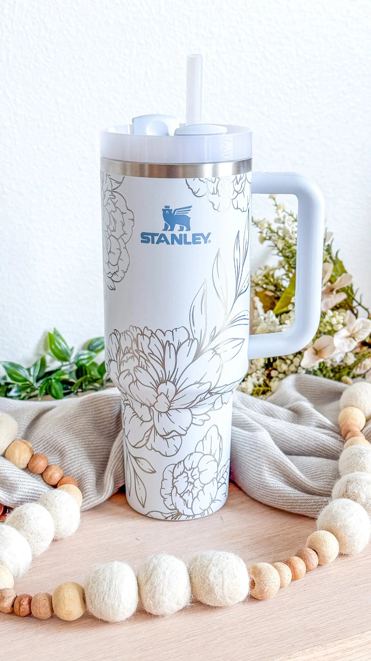 PEONY ENGRAVED 400Z STANLEY knotsandnook