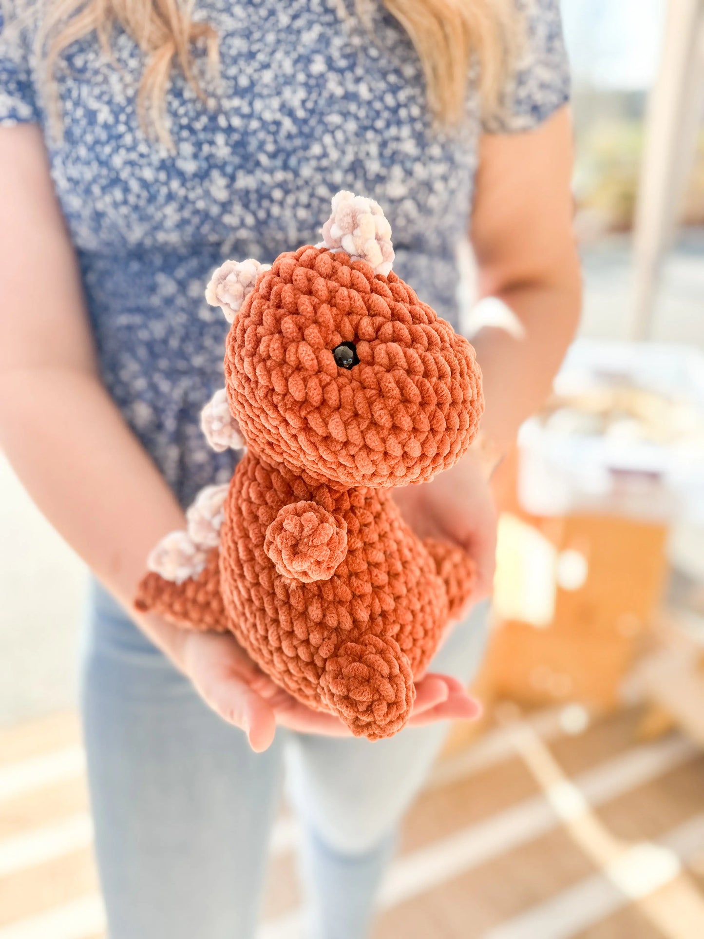 T-REX DINO PLUSHIE knotsandnook