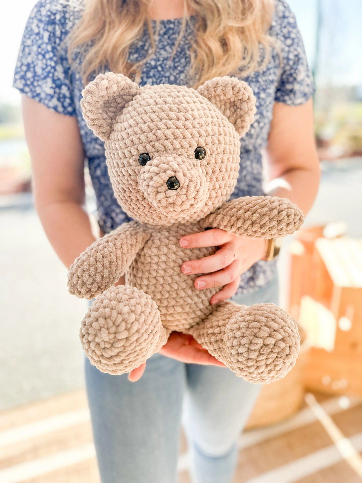 TEDDY BEAR PLUSHIE knotsandnook