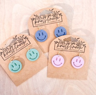 SMILEY FACE EARRINGS