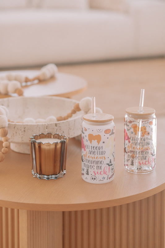 GLORIOUS MORNING GLASS TUMBLER