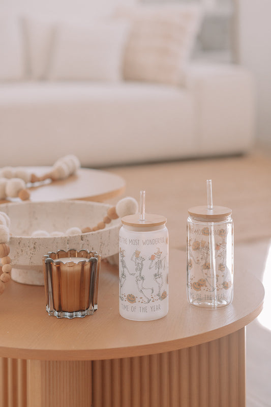 WONDERFUL TIME OF YEAR GLASS TUMBLER