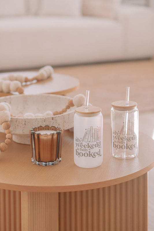 FULLY BOOKED GLASS TUMBLER