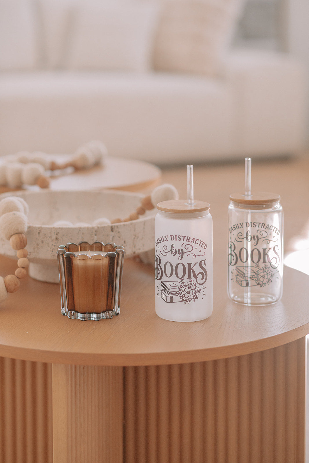 EASILY DISTRACTED GLASS TUMBLER