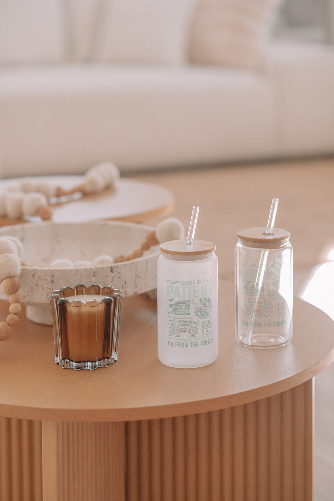 I’M FROM THE 1900S GLASS TUMBLER