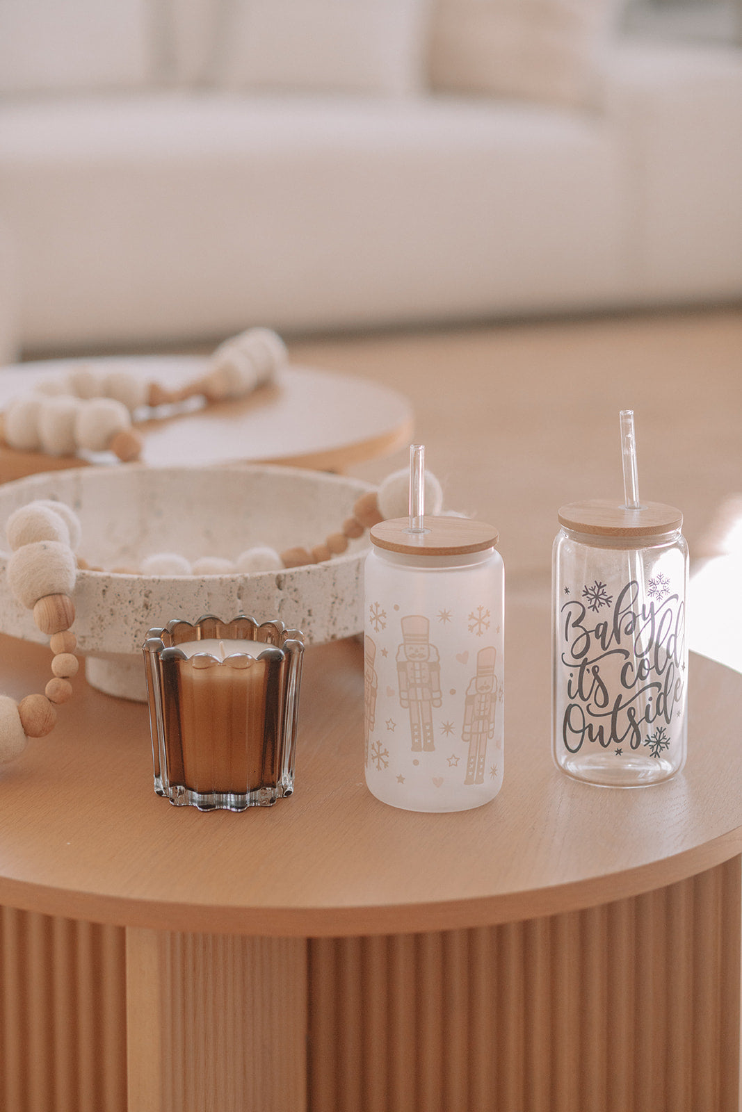 NUTCRACKER GLASS TUMBLER