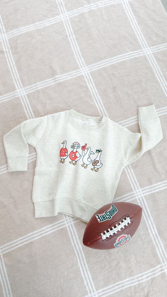 GAMEDAY GEESE TODDLER SWEATSHIRT