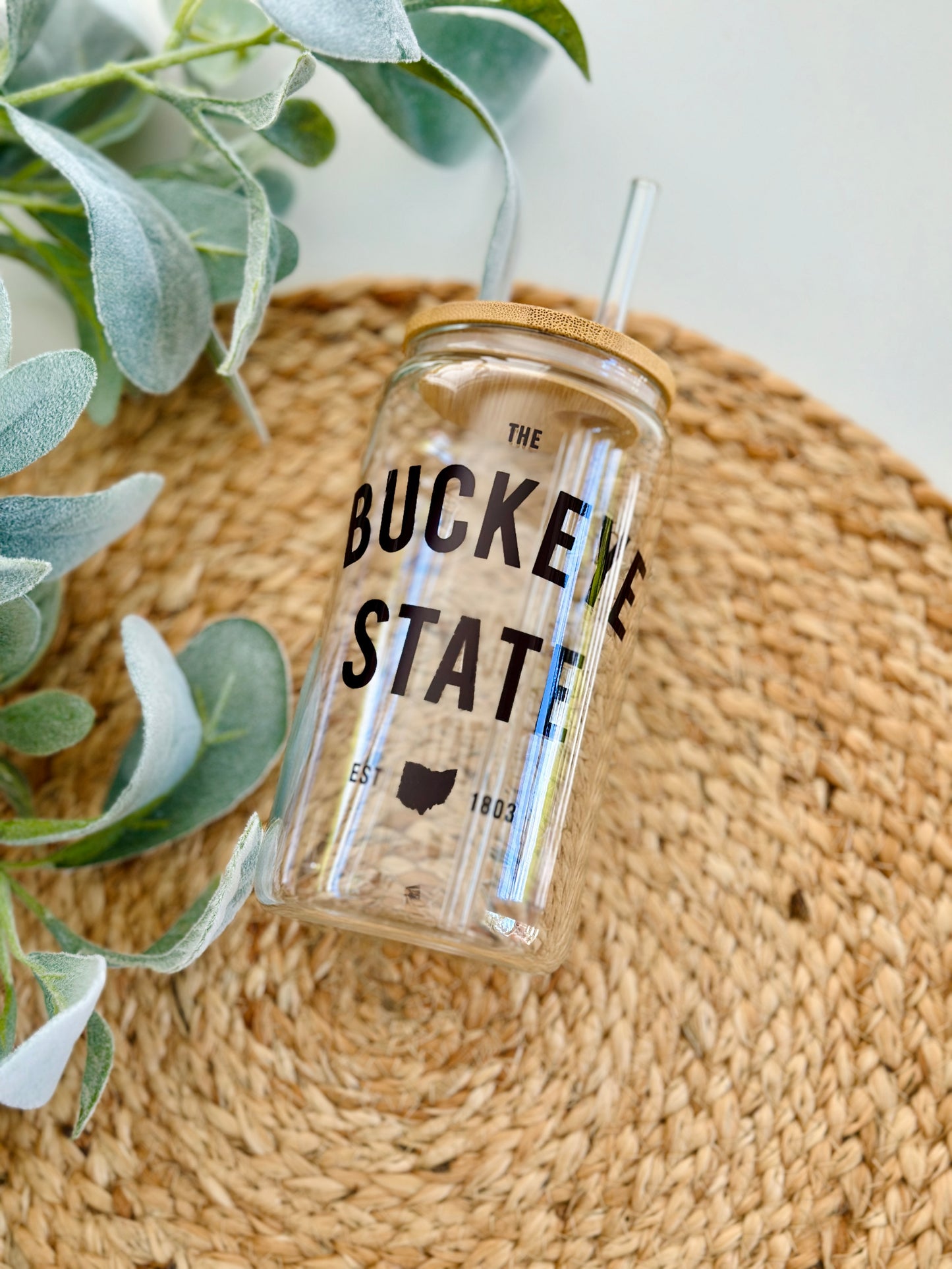 Buckeye State Glass Tumbler