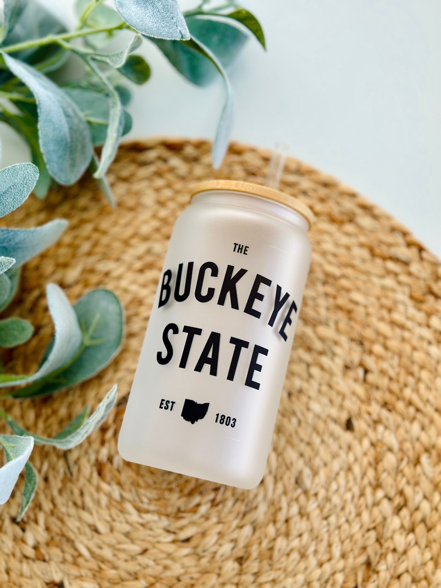 Buckeye State Glass Tumbler