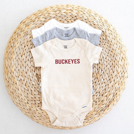 BUCKEYES BABY BODYSUIT