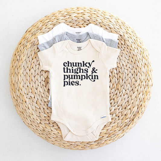 CHUNKY THIGHS & PUMPKIN PIES BODYSUIT