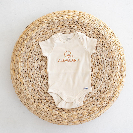 CLEVELAND EMBROIDERED BABY BODYSUIT