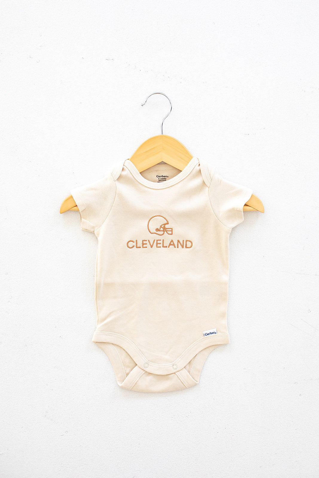 CLEVELAND EMBROIDERED BABY BODYSUIT