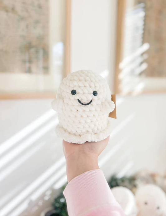 Ghostie - Handmade Crochet Plushie