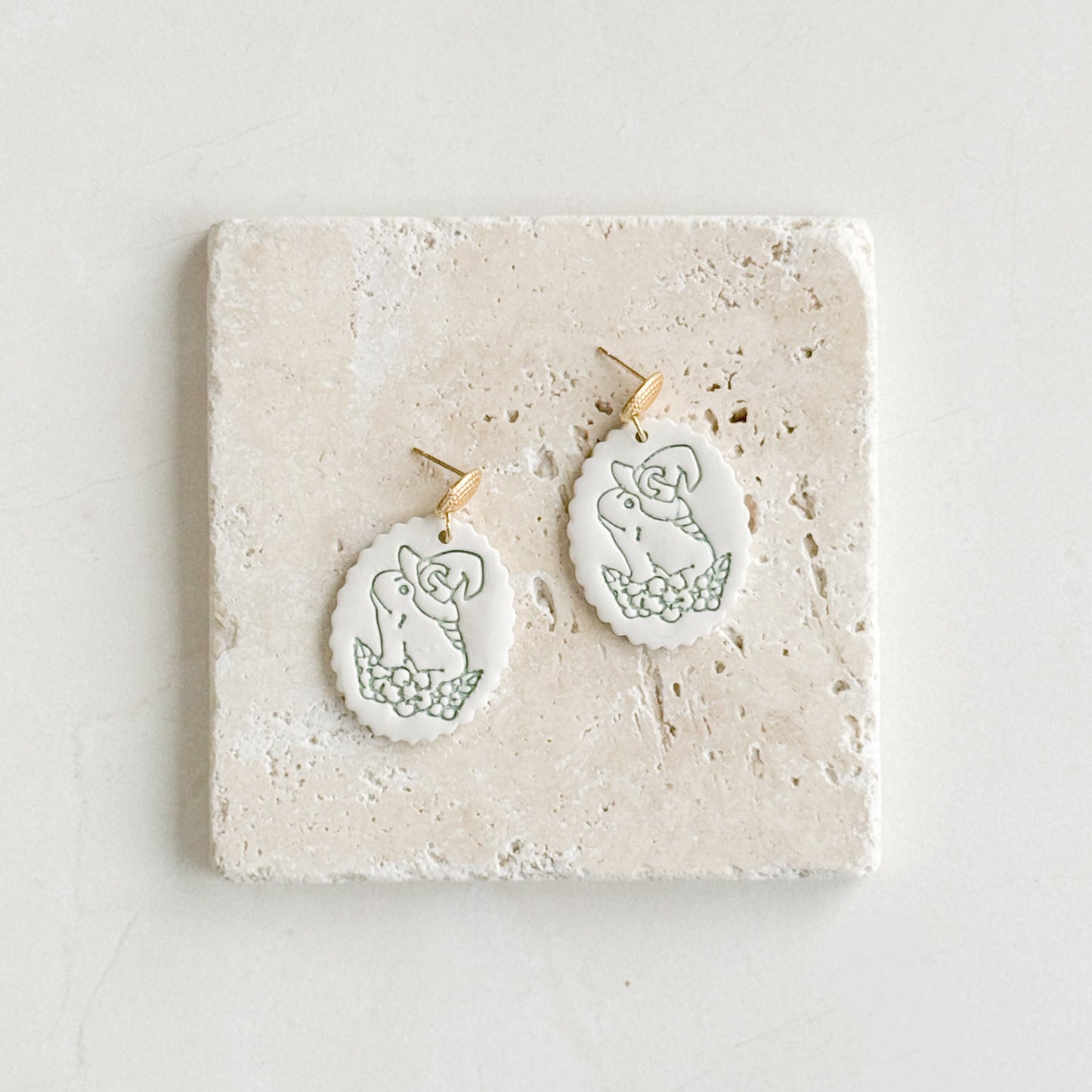WILDLIFE COLLECTION CLAY EARRINGS