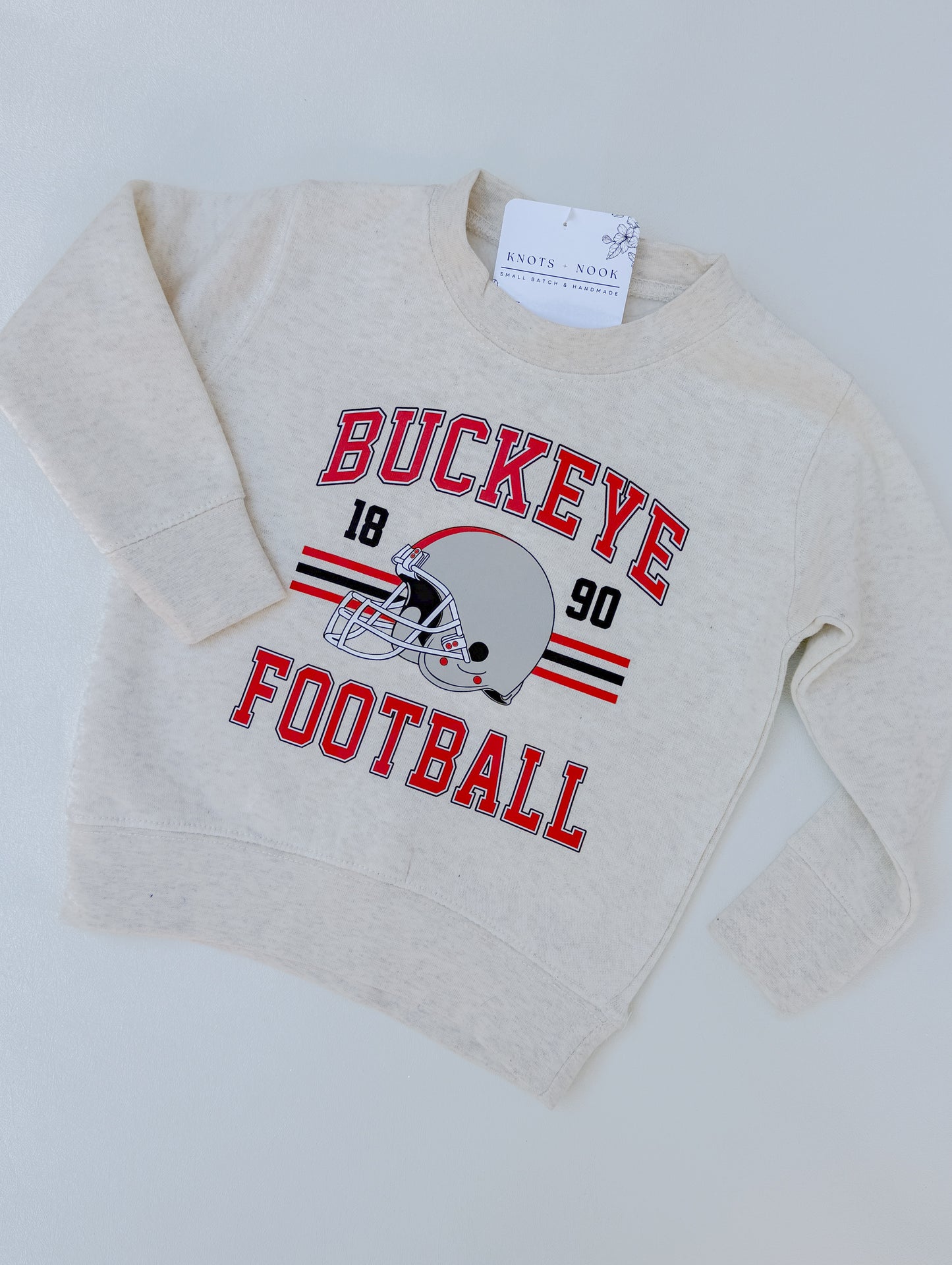 BUCKEYE FOOTBALL TODDLER SWEATSHIRT