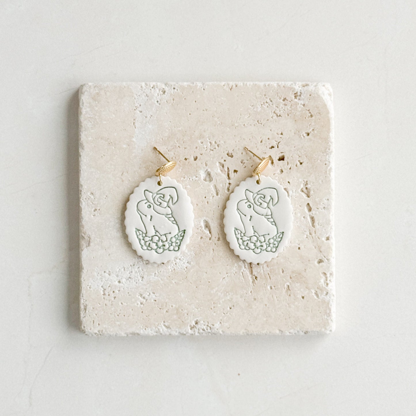WILDLIFE COLLECTION CLAY EARRINGS