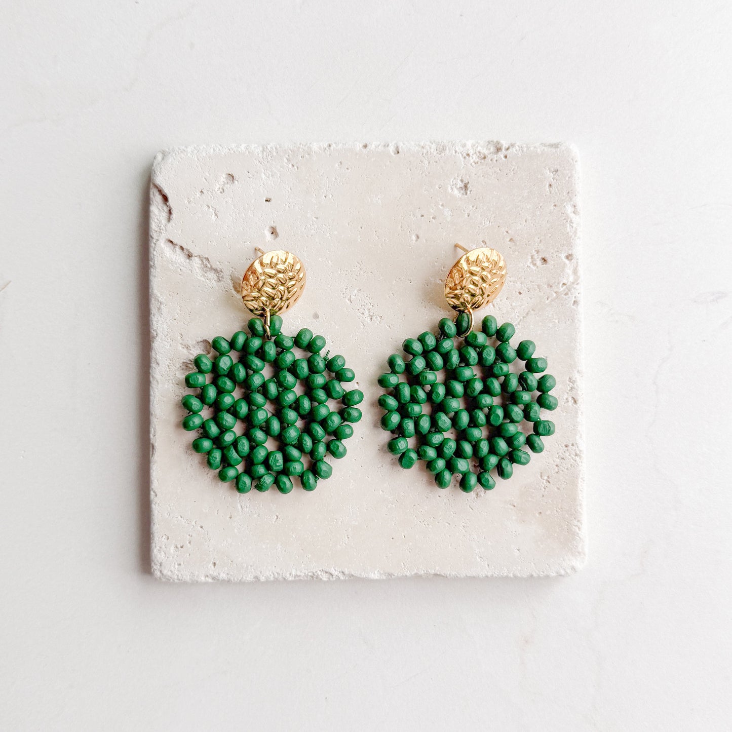 BEADED EARRINGS
