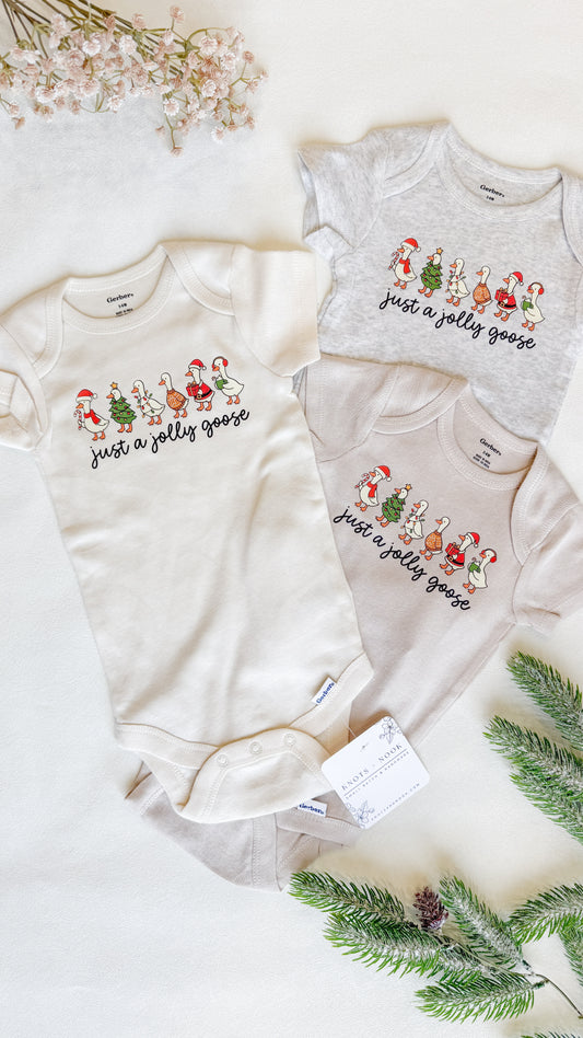 JOLLY GOOSE BABY ONESIE