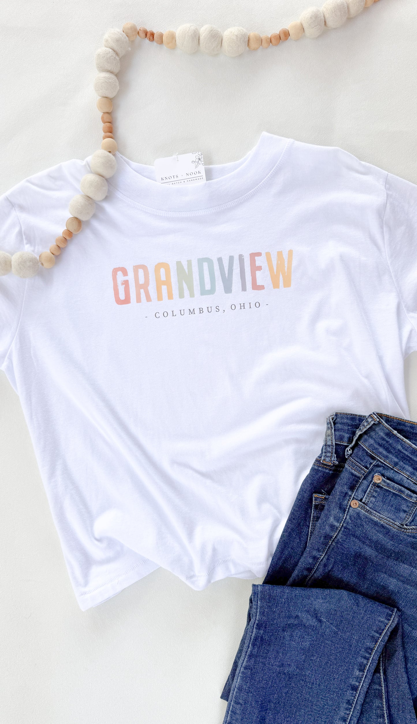 WATERCOLOR GRANDVIEW BOXY CROP SHIRT