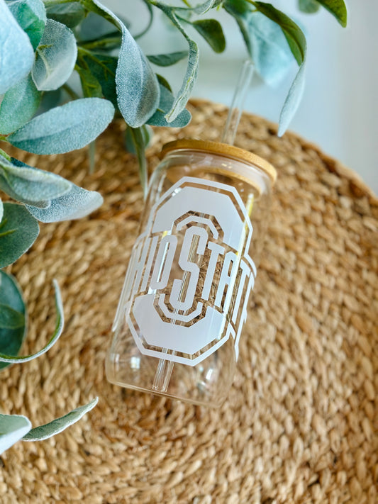 Ohio State Glass Tumbler