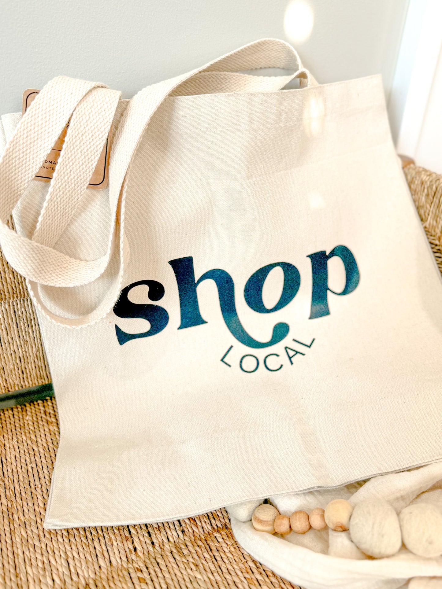 SHOP LOCAL CANVAS TOTE
