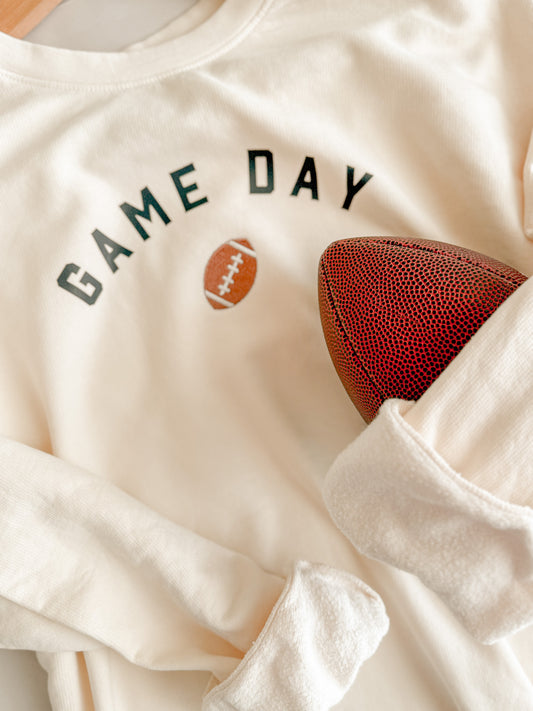 GAME DAY EMBROIDERED SWEATSHIRT