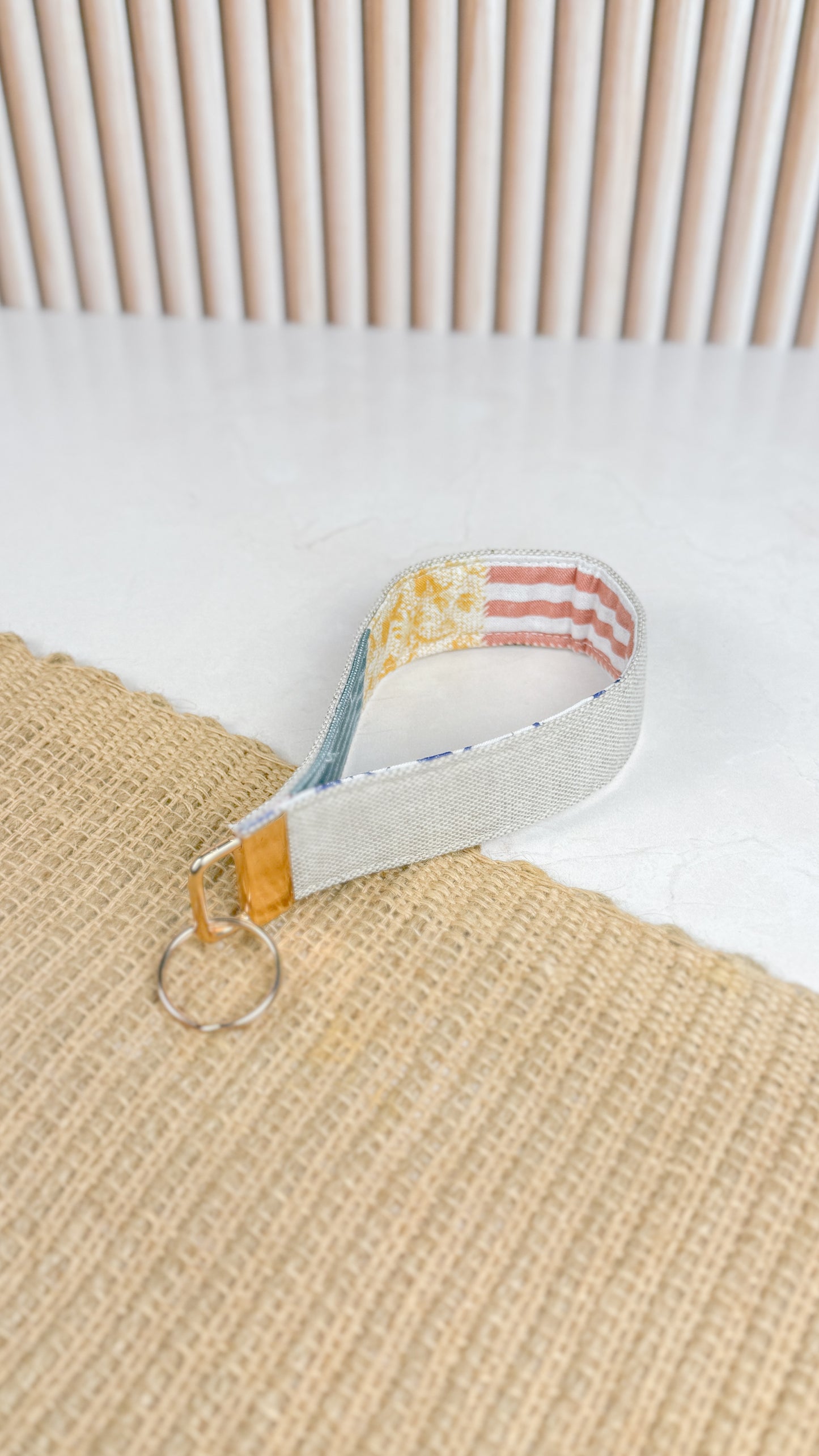 CANVAS WRISTLET KEYCHAIN