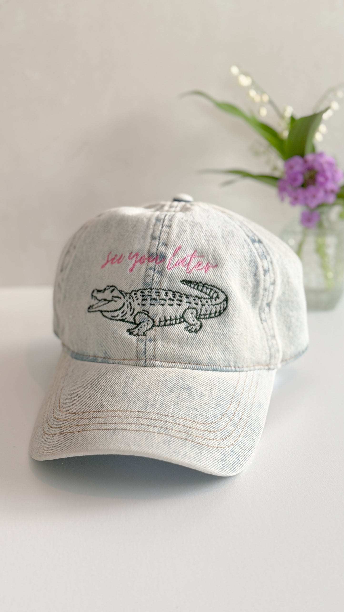 LATER GATOR EMBROIDERED HAT