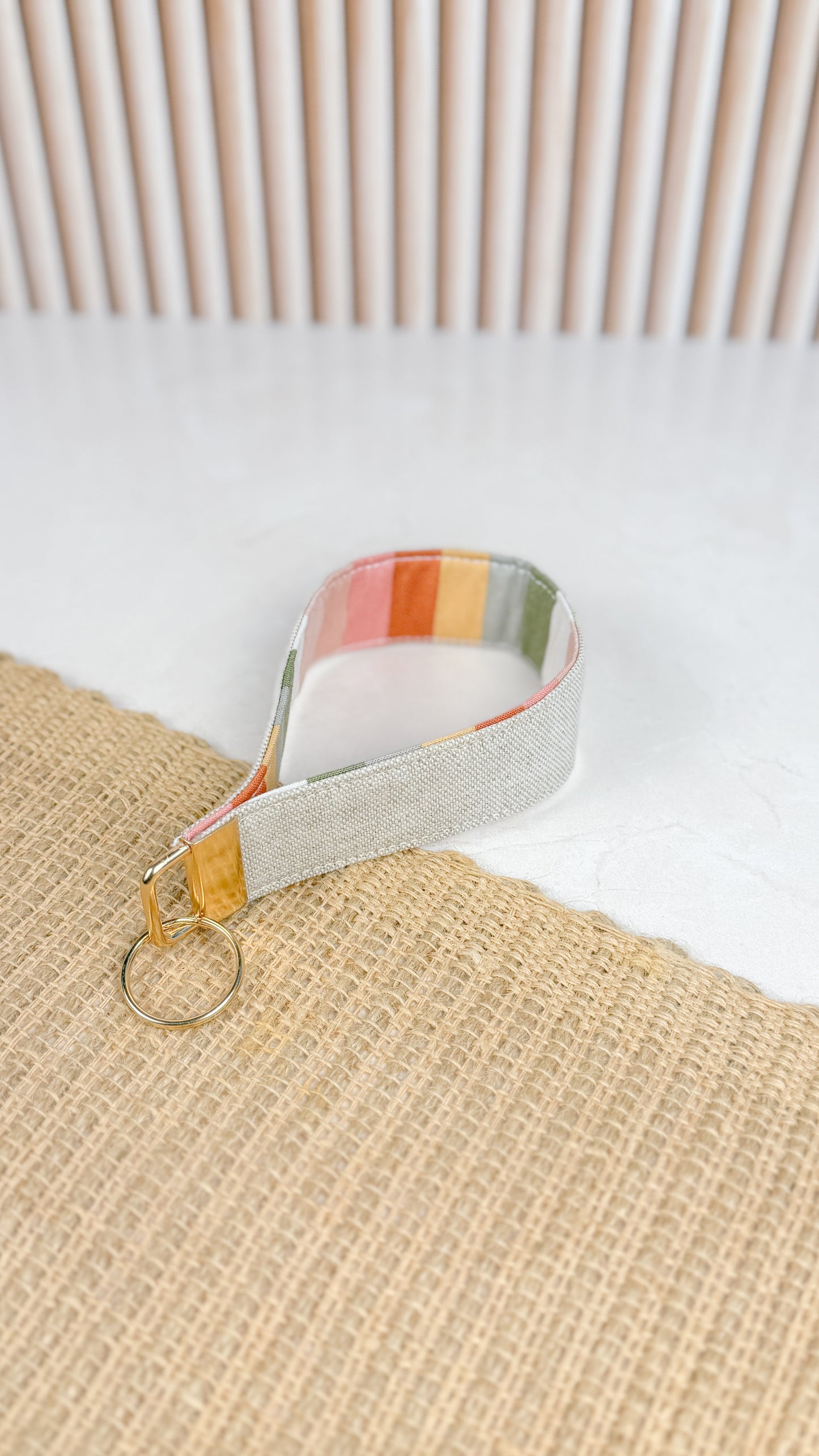 CANVAS WRISTLET KEYCHAIN