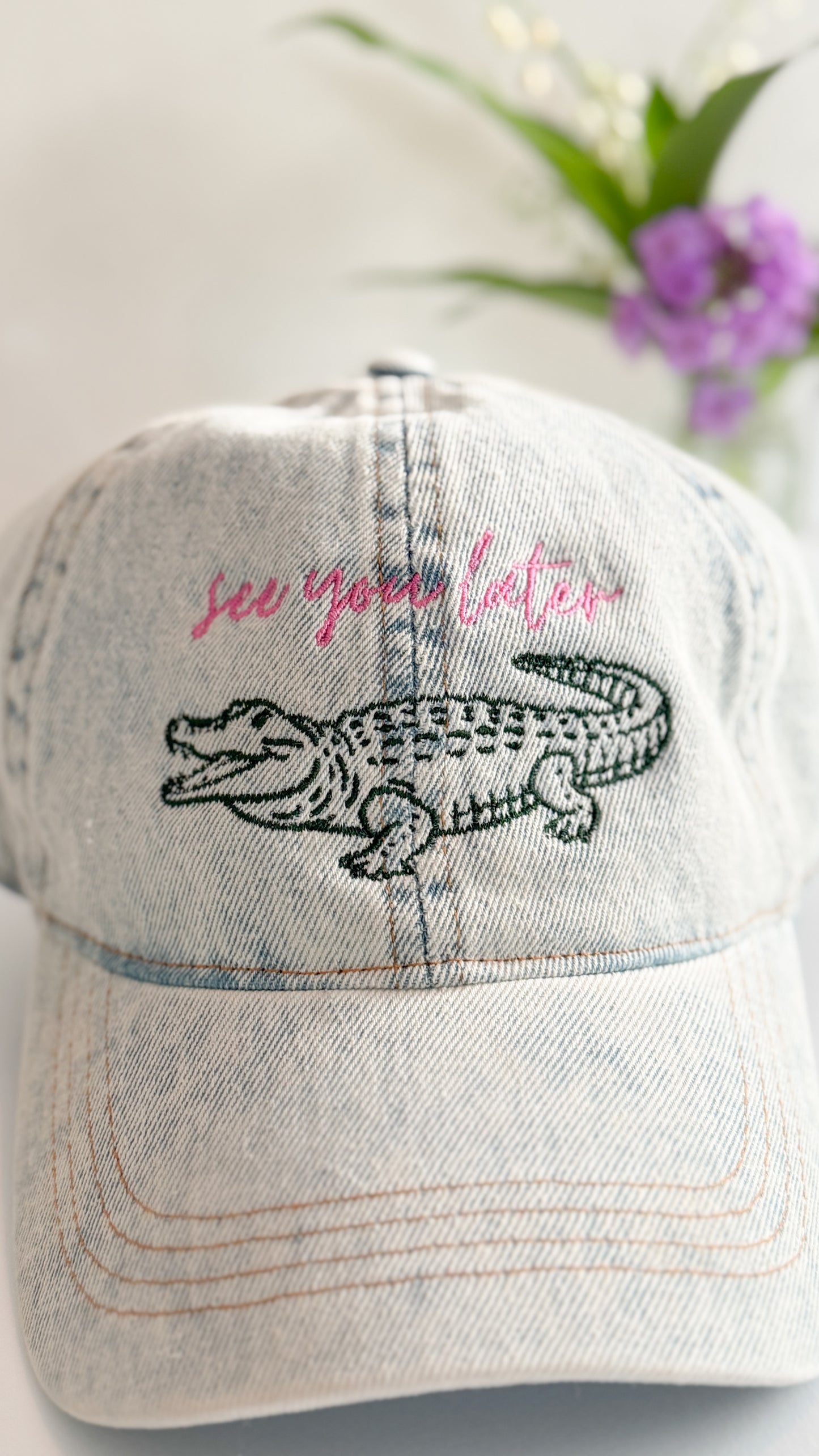 LATER GATOR EMBROIDERED HAT