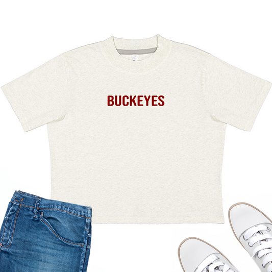 BUCKEYES CROP T SHIRT