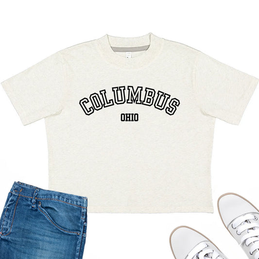 COLUMBUS BLOCK OUTLINE T-SHIRT knotsandnook