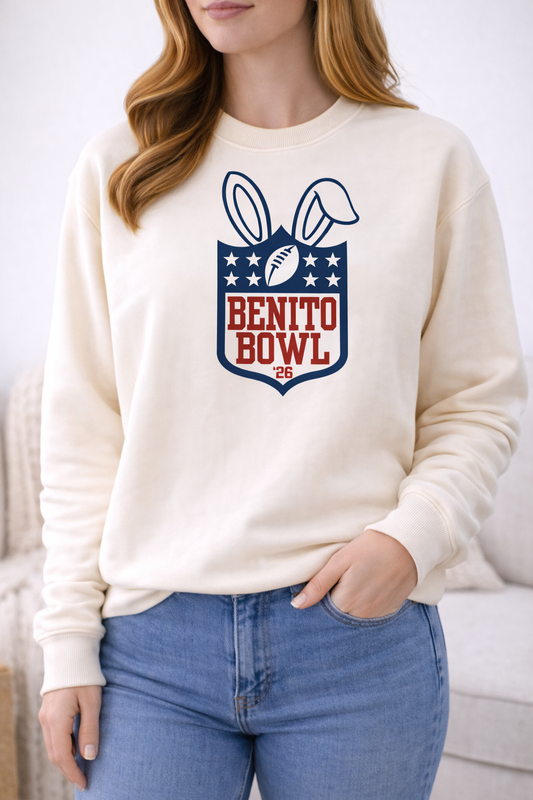 BENITO BOWL '26 WITH EARS SWEATSHIRT
