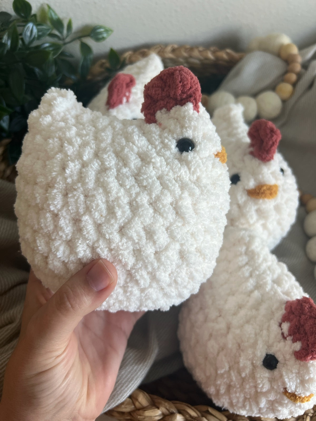 Chicken - Handmade Crochet Plushie